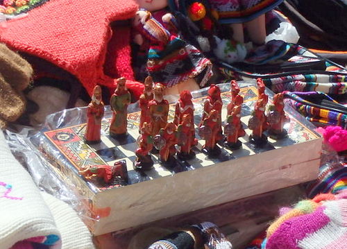 Chess: Inca versus Conquistador.